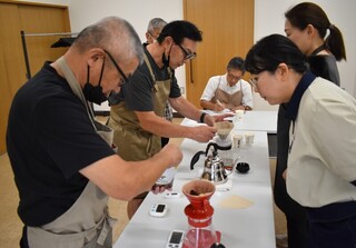 男の趣味づくりセミナー コーヒーの淹れ方講座開催しました